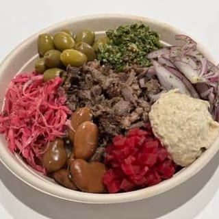 Fried Kibbe Bowl